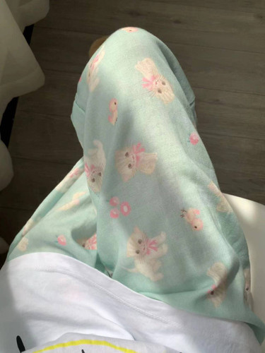 شلوار نخی موسلین زنانه و دخترانه فانتزی وارداتی
