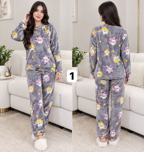 ست حوله ای زنانه پاییزه و زمستانه وارداتی ۴۰۰۹